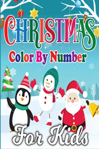 Christmas Color By Number For Kids