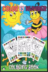 Color by number coloring book