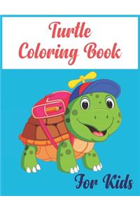 Turtle Coloring Book For Kids
