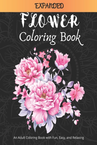 Expanded Flower Coloring Book