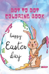 Dot To Dot Coloring Book Happy Easter Day