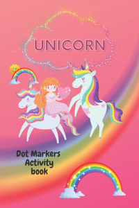 Unicorn Dot markers activity book
