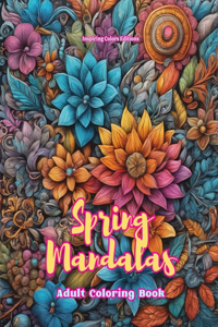 Spring Mandalas Adult Coloring Book Anti-Stress and Relaxing Mandalas to Promote Creativity