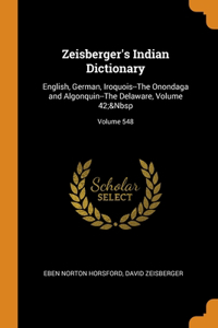 Zeisberger's Indian Dictionary