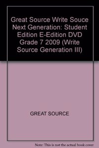 Great Source Write Souce Next Generation