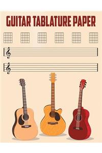 Guitar Tablature Paper