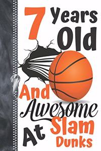 7 Years Old And Awesome At Slam Dunks