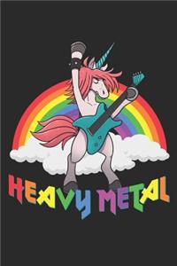 Heavy Metal Einhorn Notizbuch