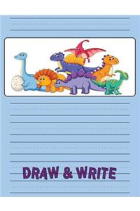 Story Writing Paper for Kindergarten