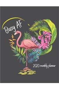 Busy AF 2020 Monthly Planner