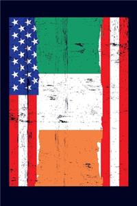 Irish American Flag Notebook