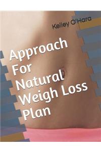 Approach For Natural Weigh Loss Plan