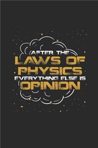 After the Laws of Physics Everything Else Is Opinion