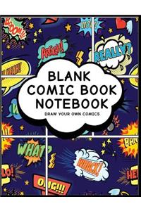 Blank Comic Book Notebook