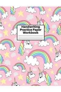 Handwriting Practice Paper Workbook