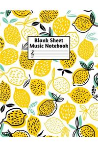Blank Sheet Music Notebook