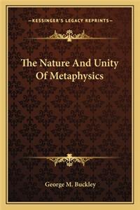 Nature and Unity of Metaphysics