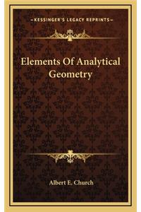 Elements of Analytical Geometry