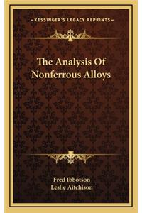 The Analysis of Nonferrous Alloys