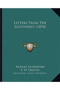 Letters From The Southwest (1894)