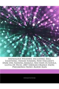 Articles on Anomalous Weather, Including
