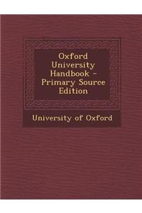 Oxford University Handbook