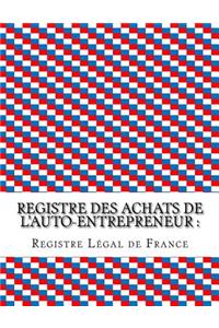Registre des achats de l'auto-entrepreneur