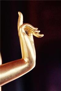 Golden Buddha Hand Mudra Journal
