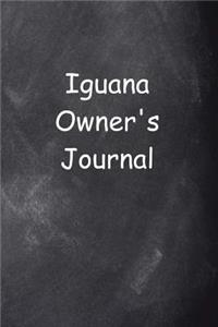 Iguana Owner's Journal Chalkboard Design