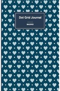 Cuaderno de malla de puntos - Corazones