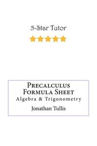 Precalculus Formula Sheet