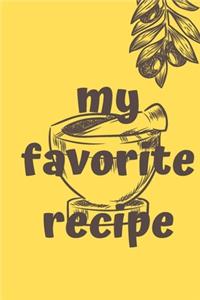 my favorite recipe