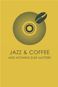 Jazz & Coffee Notebook - coffee notebook college ruled