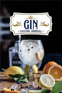 Gin Alcohol Distillery Tasting Sampling Costing Journal Notebook Diary Log Book - Oranges & Lemons