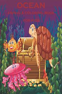 Ocean animals coloring book for kids