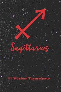 Schütze Sternzeichen Sagittarius - 52 Wochen Tagesplaner