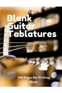 Blank Guitar Tablatures