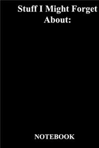 Stuff I Might Forget About