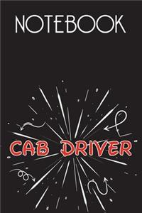 CAB DRIVER Notebook, Simple Design