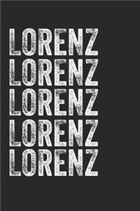 Name LORENZ Journal Customized Gift For LORENZ A beautiful personalized