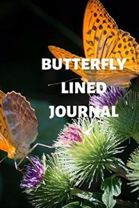 Butterfly Lined Journal