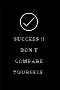 The Notebook of SUCCESS 2020 !! Don't compare yourself