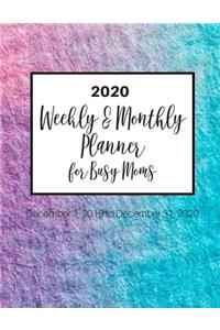 2020 Weekly & Monthly Planner for Busy Moms