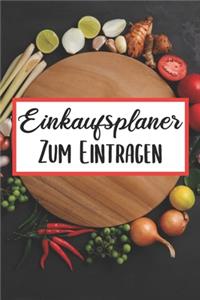 Einkaufsplaner Zum Eintragen