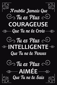 N'oublie Jamais Que Tu Es Plus Courageuse Que Tu Ne Le Crois