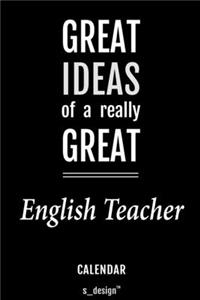 Calendar for English Teachers / English Teacher