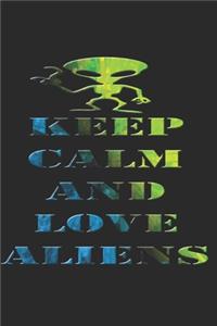 Alien Und UFO Notizbuch