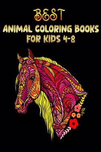 Best animal coloring books for kids 4-8