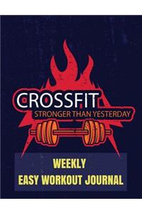 Weekly Easy Workout Journal