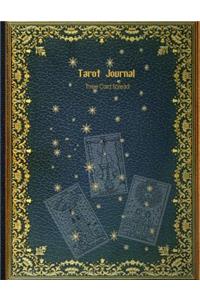 Tarot Journal Three Card Spread - Golden Teal